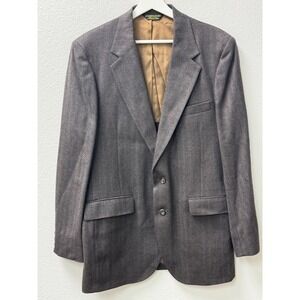 Glencarlyn Wool Blazer Herringbone Sport Coat Classic‎ Brown Jacket